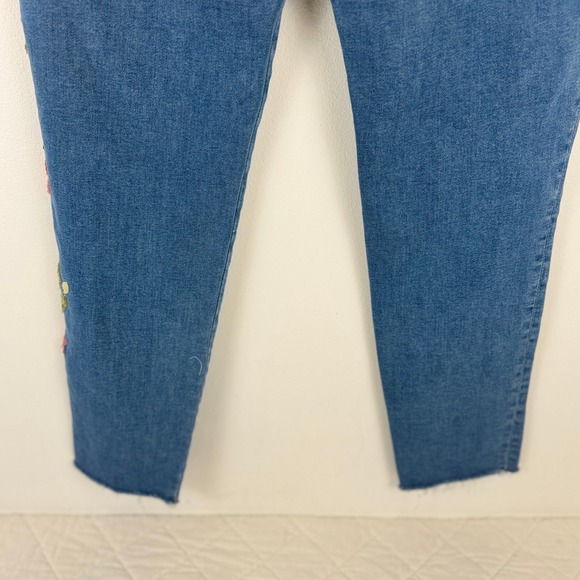 Driftwood Jackie Embroidered Floral Classic Fit Straight Leg Jeans Women 32 - Picture 16 of 16